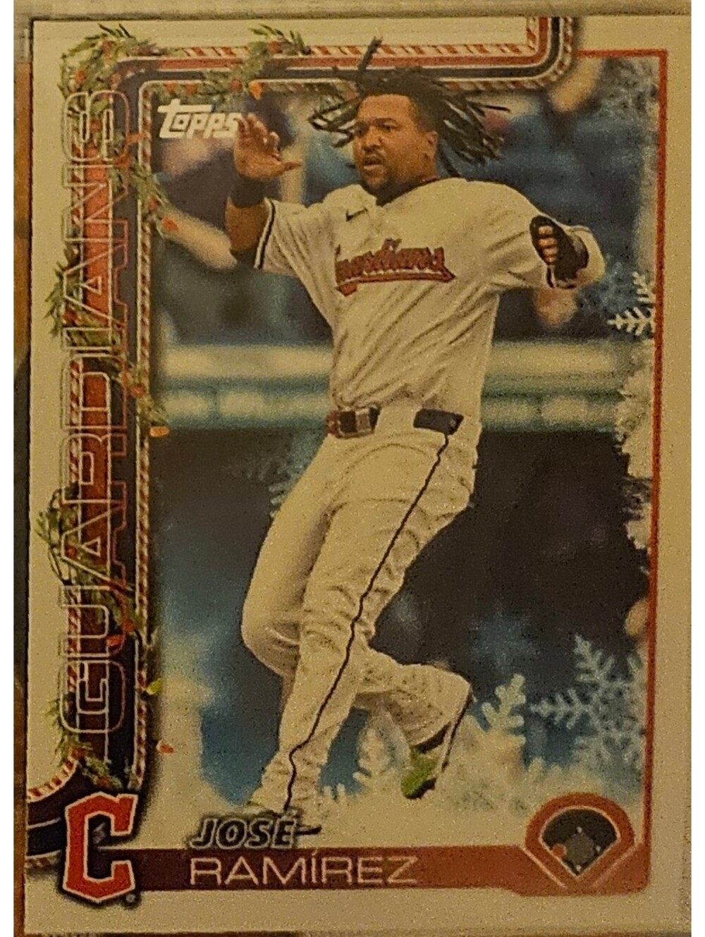 2025 Topps Holiday - Jose Ramirez #H195 - Guardians - Picture 1 of 2